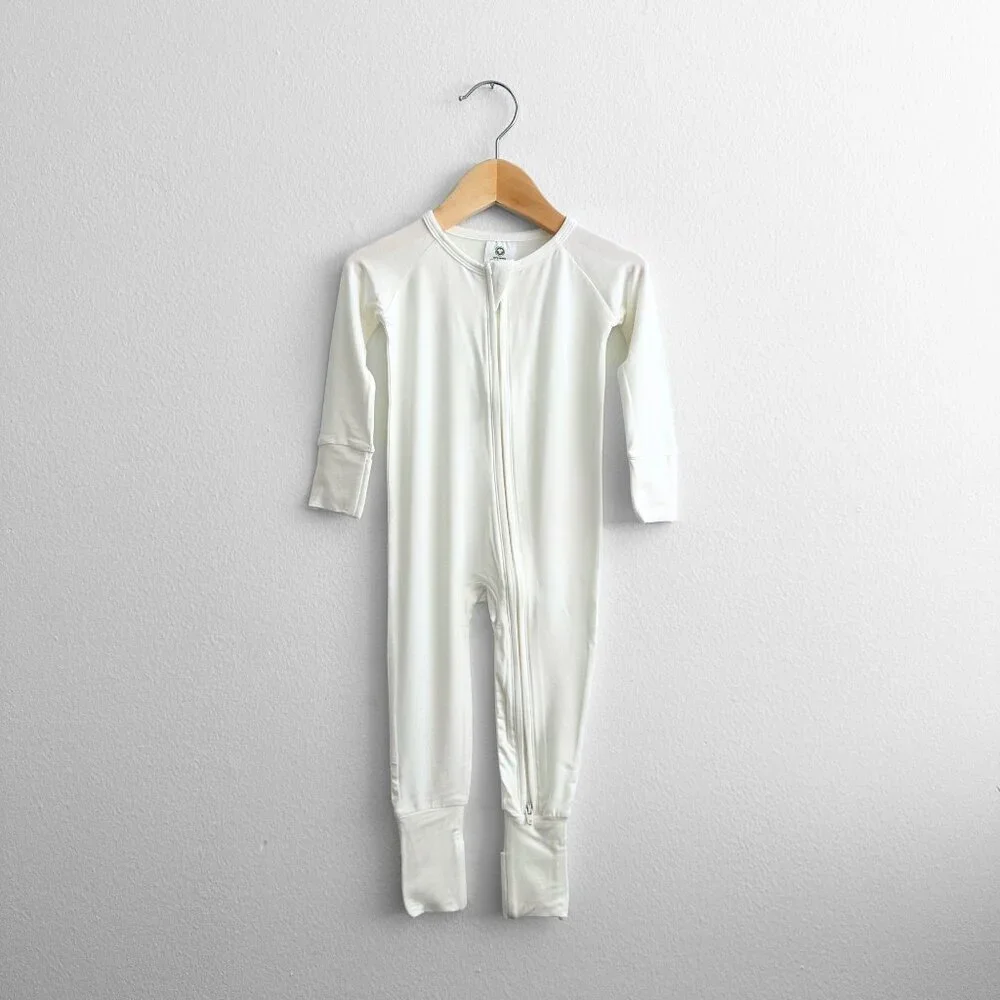 NWT Cute Baby Sleep N' Play Soft Bamboo Pajamas One-piece Bodysuits Set 18-24M